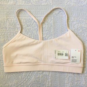 EUC Lululemon Size 10 Flow Y Bra Nulu *Light Support, B/C Cup Pink Glow